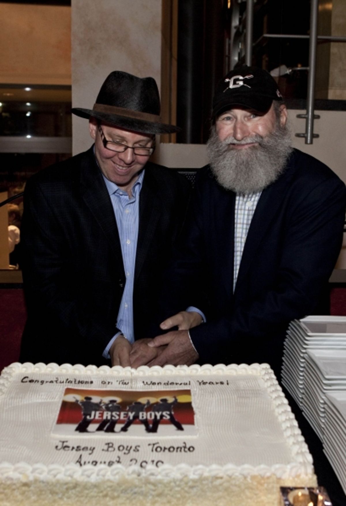 Aubrey Dan and Michael David  at 